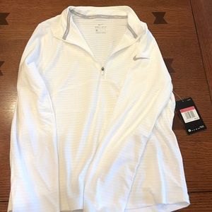 Girls NIKE Golf DRI-FIT 1/4 Zip Lightweight Pullover